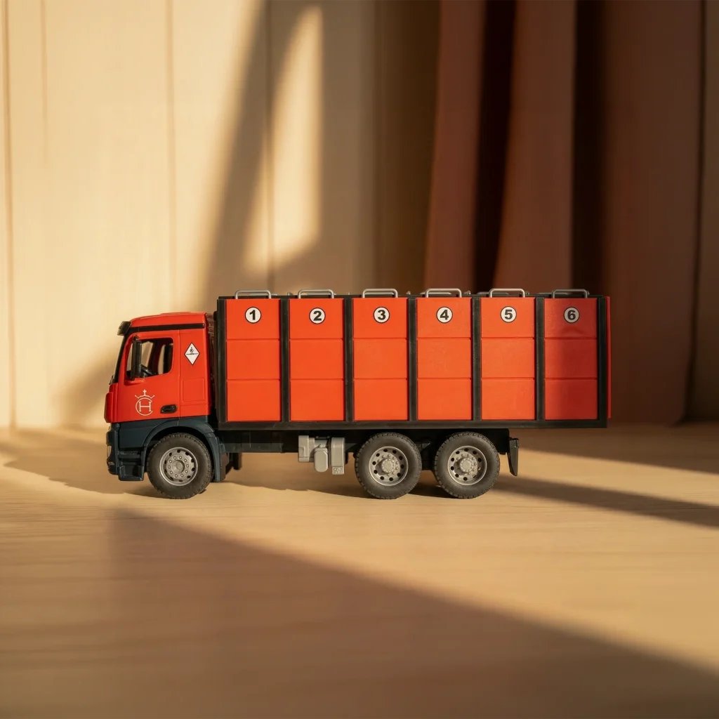 Camion de toros y vacas miniatura