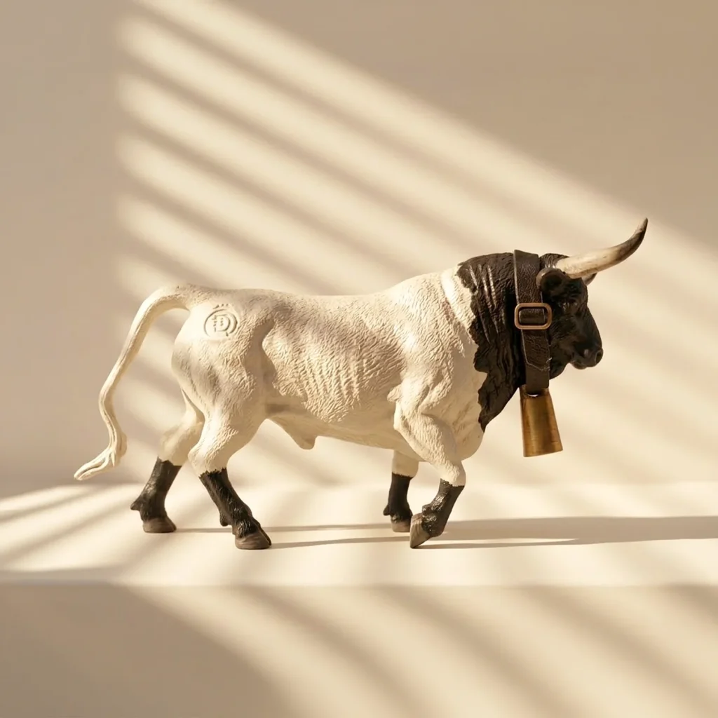 Manso berrendo capirote negro miniatura