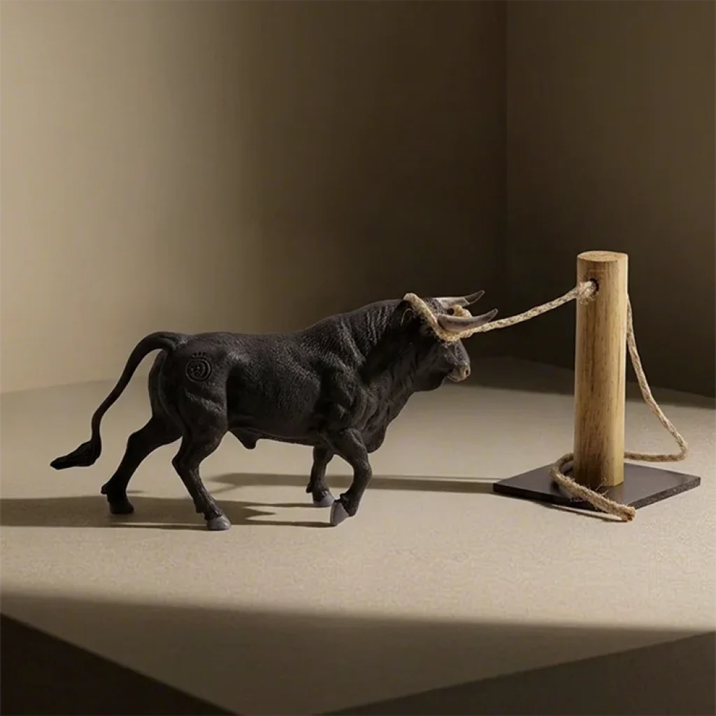 Pilon de embolar toros miniatura artesanal