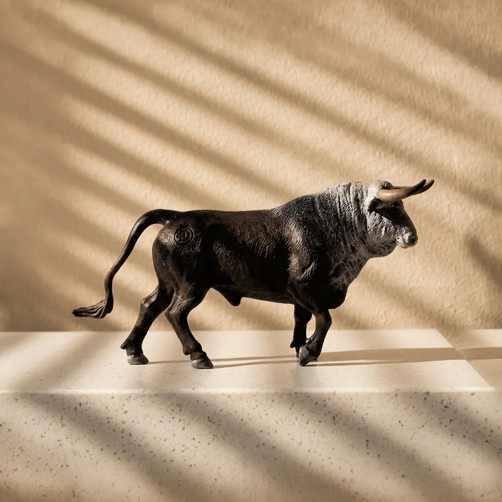 Toro bravo capirote claro miniatura