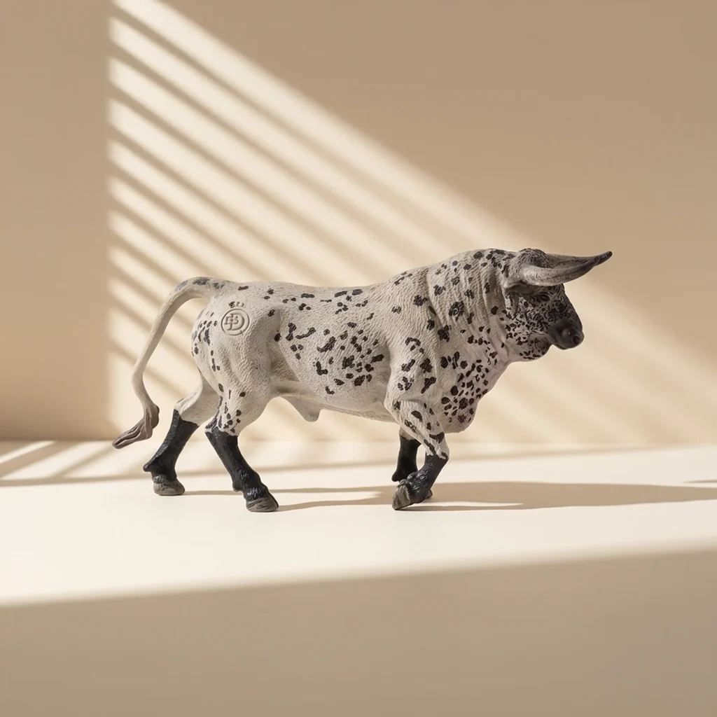 Toro bravo ensabanado miniatura