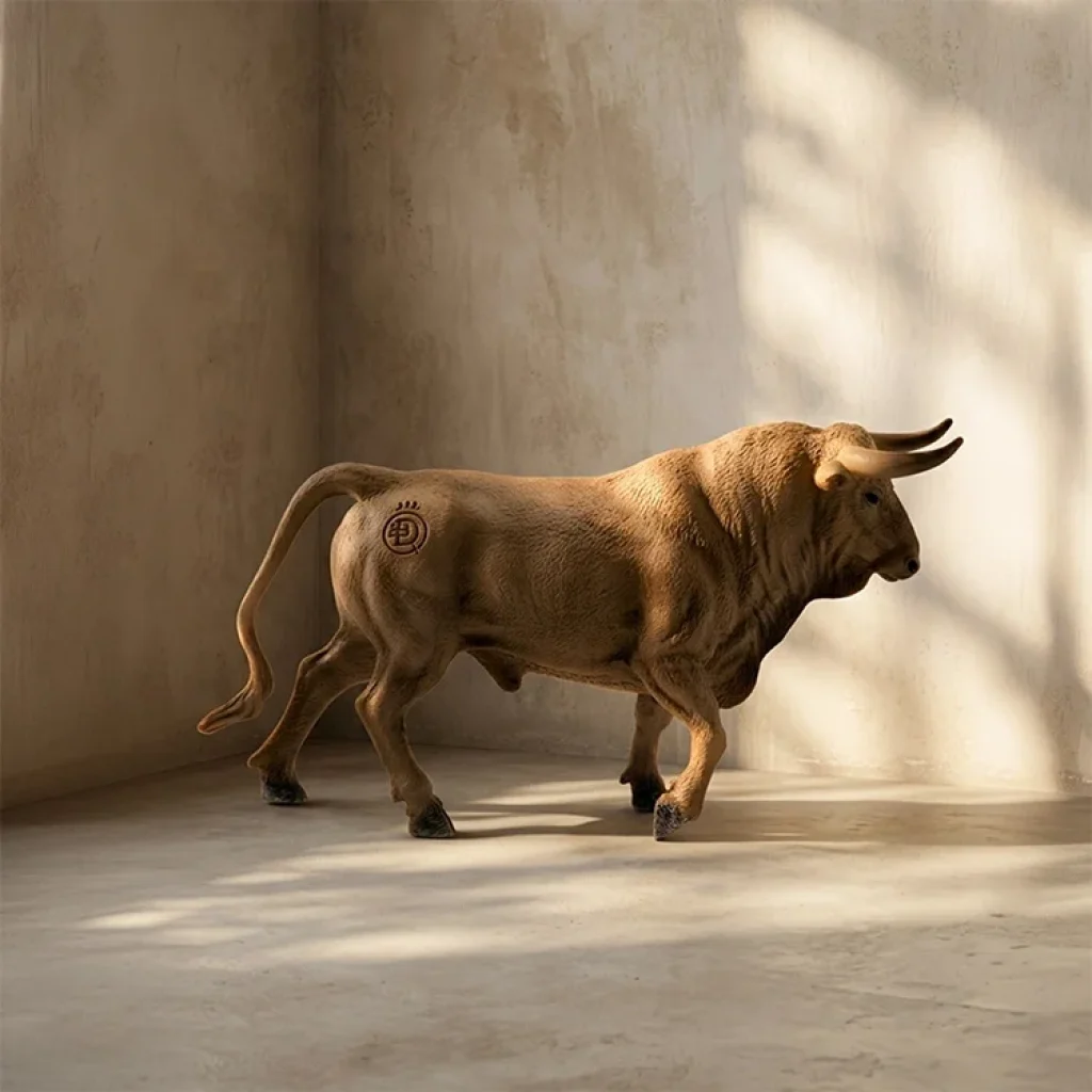 Toro jabonero miniatura